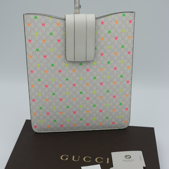 Gucci Accessories - Gucci Micro GG Supreme White Multi Stars Sleeve